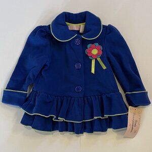 Girl Toddler Baby Coat Jacket Long Sleeve Warm Winter Fleece 18M